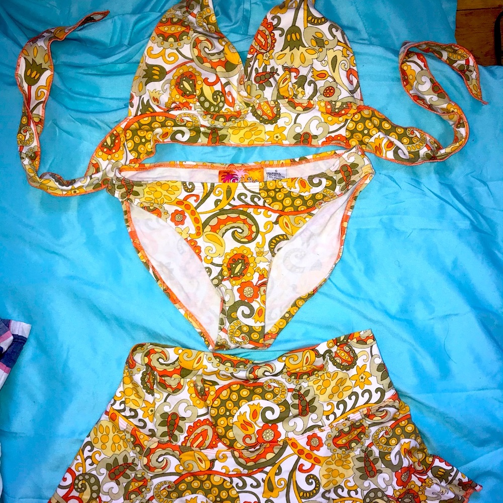 3 piece bikini set